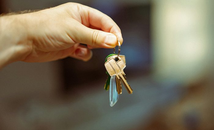 House keys handed over at closing